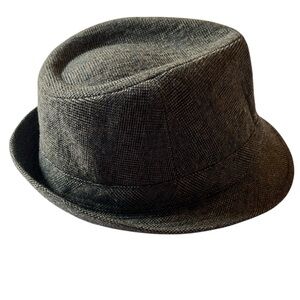 Rivington & Mott New York Acrylic Wool Blend Mens L/XL Fedora Hat Cap Brown EUC